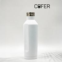 Термобутылка E-shape софт-тач (белый) Термобутылка E-shape софт-тач (белый)