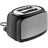 Электрический тостер Postre, серебристо-черный
