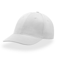 Бейсболка START SIX, 6 клиньев, застежка на липучке, белый