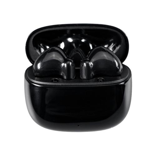 Наушники ECHO беспроводные без амбушюр, пластиковый корпус, черные, черный