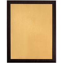 Плакетка Plaque XL, венге с золотистой пластиной