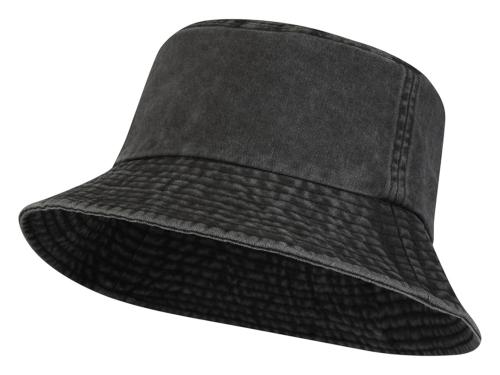 Панама Mitica стираная - Сплошной черный