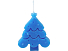 Свеча Елочка, синий