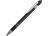 Ручка металлическая soft-touch шариковая со стилусом Sway, черный/серебристый