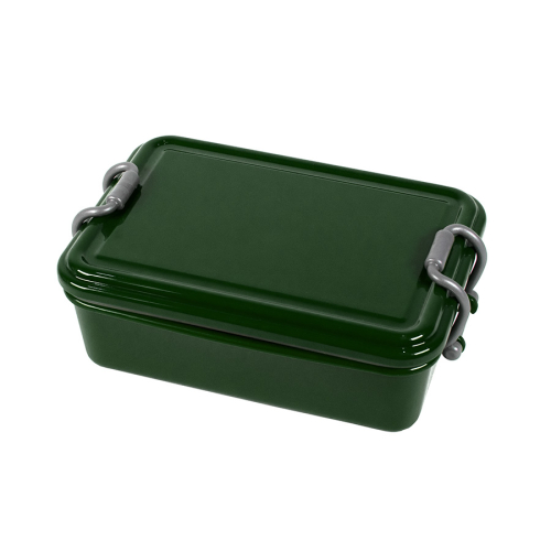 Ланч-бокс MEAL, пластик, 2 отделения, зеленый