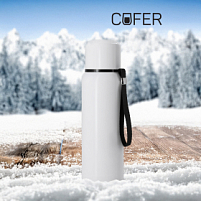 Термос S-travel New с датчиком температуры 600 мл. (белый)