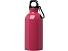 Одностенная бутылка для воды с карабином Oregon, изготовленная из нержавеющей стали, сертифицированной по стандарту RCS, объемом 400 мл - Фуксия