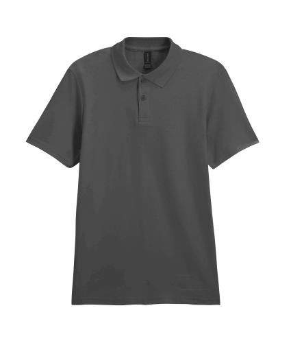 Футболка поло SOFTSTYLE ADULT DOUBLE PIQUE, Графитовый