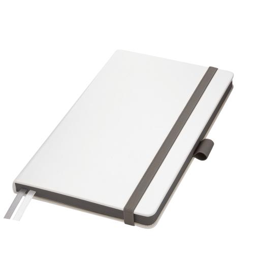 Ежедневник Арктик (Arctic) недатированный, белый/темно-серый