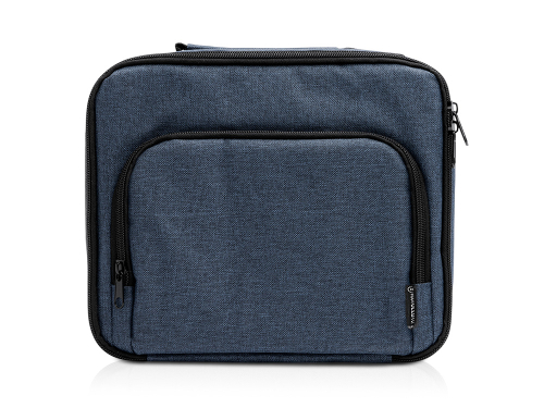 Сумка-холодильник из переработанного полиэстера Сотэк (SOTEK), меланжевый синий