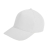 Бейсболка PREMIUM S, 5 клиньев, металлическая застежка, белый