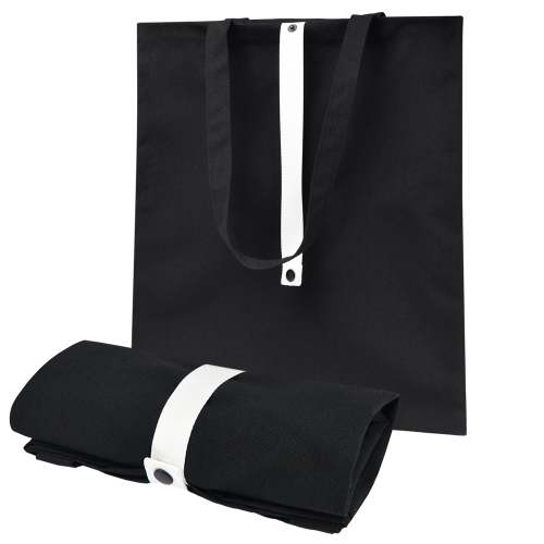 Сумка для покупок Rock’n’ROLL 260 г/м², Чёрный/белый