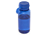 Спортивная бутылка Ryder из переработанного ПЭТ-пластика объемом 900 мл с многофункциональной крышкой, сертифицированная RCS - Ярко-синий