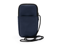 Сумка для мобильного телефона SEUL из экокожи, синий нейви
