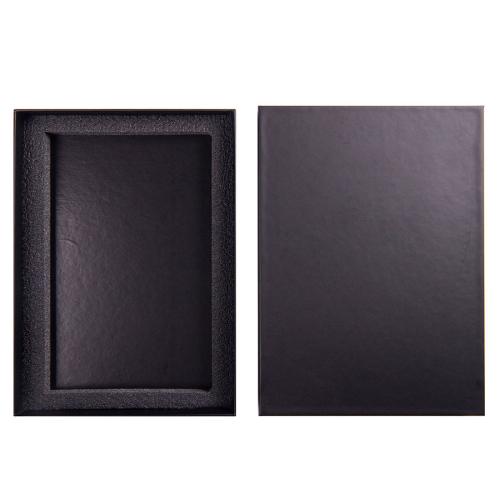 Коробка подарочная с ложементом для ежедневника размером 13*21 см, черный
