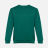 Свитшот унисекс Delta, темно-зеленый