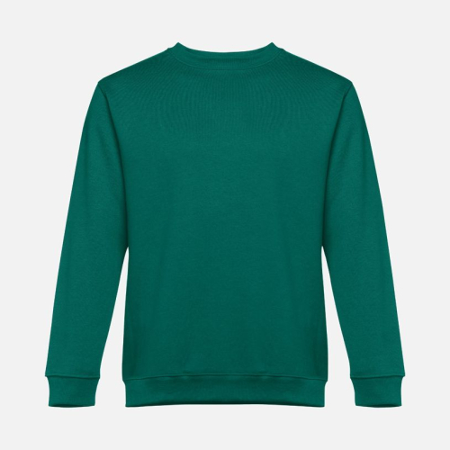 Свитшот унисекс Delta, темно-зеленый