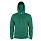 Толстовка унисекс с капюшоном SELEN 260, темно-зелёный