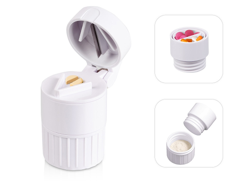 Футляр для мелочей с измельчителем Avicenna, белый