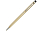 Шариковая ручка Ore алюминиевая со стилусом - Кремовый