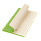 Блокнот Alpha slim, салатовый