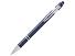 Kish шариковая ручка с серебристой отделкой - Темно - синий (черные чернила)