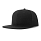 Бейсболка SNAP BACK-S, 6 клиньев, пластиковая застежка, черный