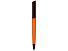 Ручка пластиковая шариковая C1 софт-тач, оранжевый