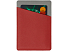 Картхолдер на 3 карты типа бейджа Favor, красный/серый