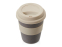 Стакан с силиконовой крышкой Cafe, beige