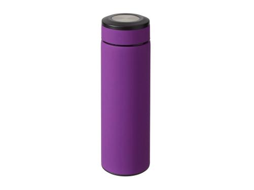 Вакуумный термос Vacuum Flask C1, soft touch, 420мл, фиолетовый