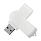USB flash-карта SWING (8Гб), белый, 6,0х1,8х1,1 см, пластик, белый