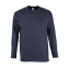 Футболка мужская с длинным рукавом MONARCH 150, темно-синий