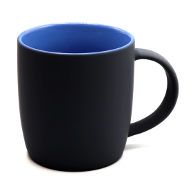 Кружка Spring софт-тач, Черно-синий