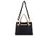 Сумка наплечная женская BUGATTI Ella, черная, полиуретан, 37,5х13,5х28 см