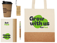 Welcome pack Hello eco, натуральный с нанесением