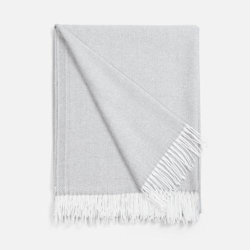 Плед «Гирвас», светло-серый