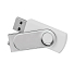 USB flash-карта "Dropex" (8Гб), белый, серебристый