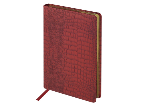 Ежедневник недатированный А5 Amazonia, бордовый с золотым обрезом