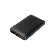 Внешний аккумулятор с цветной подсветкой Ancor Max 5000 mAh, черный