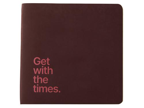 ЕЖЕДНЕВНИК недатированный А5- MEGAPOLIS FLEX QUATTRO (БОРДОВЫЙ) с УФ-печатью