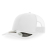 Бейсболка BRYCE, 6 клиньев, пластиковая застежка, переработанный полиэстер, белый
