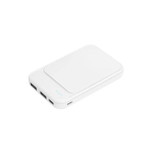 Внешний аккумулятор с подсветкой Старлайт PB (Starlight PB) 5000 mAh, белый