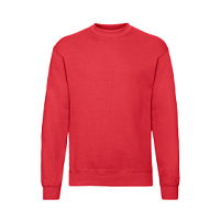 Свитшот с начесом CLASSIC SET-IN SWEAT 280, красный