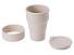 Силиконовый складной стакан GoCup, бежевый