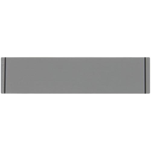 Лейбл из ПВХ Dzeta, S, серый