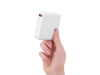 Внешний аккумулятор Brick 10 с быстрой зарядкой QC/PD, 10000 мАч, белый