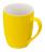 Кружка с покрытием soft-touch C1, желтый