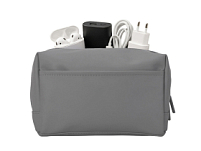 Органайзер для электроники и проводов из искусственной кожи Sofit, серый