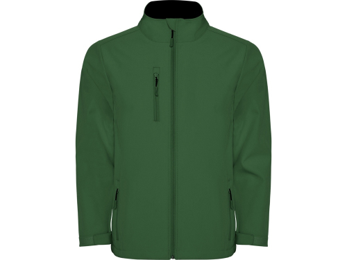 Куртка софтшелл Nebraska мужская, бутылочный зеленый